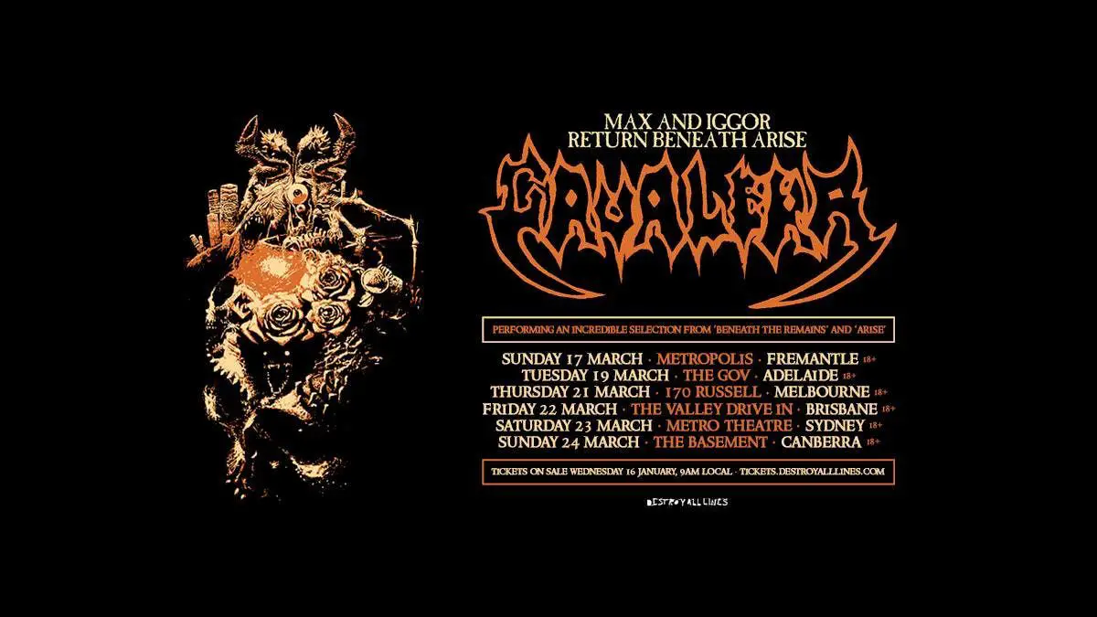 GIG REVIEW: MAX & IGGOR CAVALERA's ‘Beneath The Remains & Arise’ Live ...