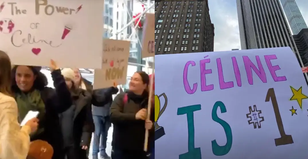 CELINE DION Fans Are Protesting In Front Of Rolling Stone's Offices ...